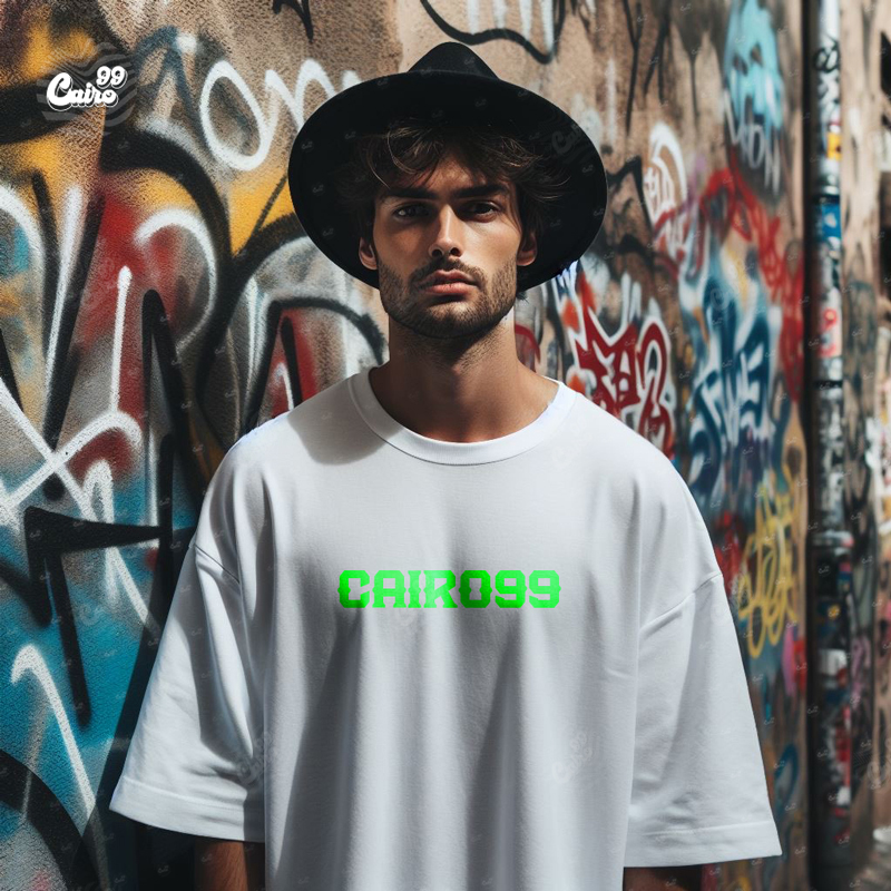 Fucktus تيشيرت اوفر سايز قطن باللون الابيض