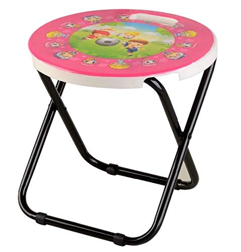 كرسي اطفال معدن شكل ديزني قابل للطي مناسب للخروجات والسفر