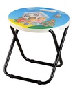 كرسي اطفال معدن شكل ديزني قابل للطي مناسب للخروجات والسفر