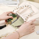 لمامة وبر ميني 2 في 1 لإزالة الوبر والشعر بسهولة من الملابس والمفروشات مع ميدالية للتعليق