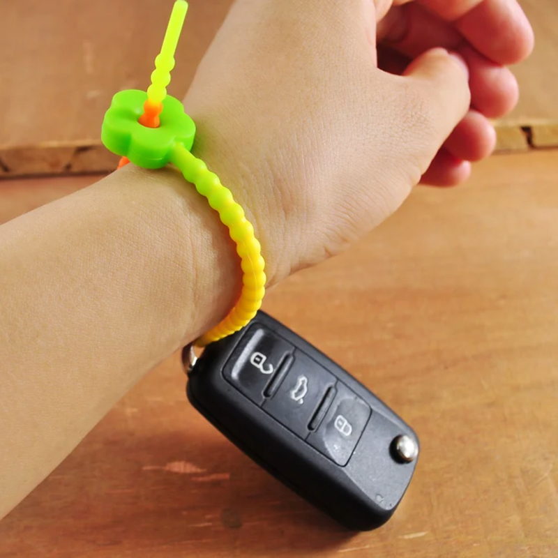 منظم اسلاك وكابلات سيليكون 3 قطع قابلة للطي