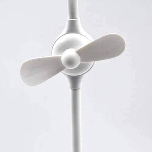 اباجورة مكتب تاتش 3 في 1 مزودة بمروحة ومقلمة تعمل بالشحن بيو اس بي