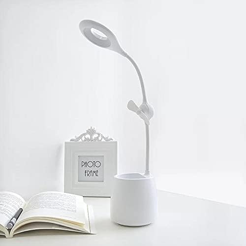 اباجورة مكتب تاتش 3 في 1 مزودة بمروحة ومقلمة تعمل بالشحن بيو اس بي