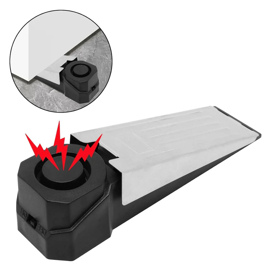 جهاز انذار وسدادة للابواب للتنبيه ومنع السرقة