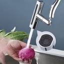 وصلة حنفية شلال 4 في 1 قابل للسحب والدوران 360 درجة لاحواض المطبخ والحمام