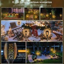 كشاف شعلة سينسور يعمل بالطاقة الشمسية لاضاءة الحدائق 3 واط