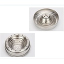 عصارة البرتقال والرمان اليدوية الإحترافية الإستانليس بكوب ومصفاة