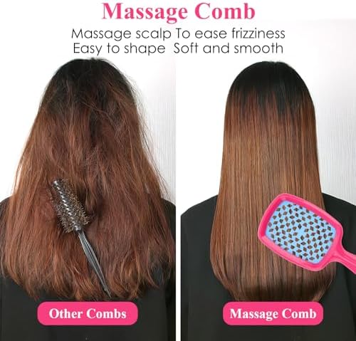 فرشة شعر مفرغة لتسريح وفك تشابك الشعر