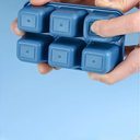 قالب ثلج سيليكون غير قابل للاتصاق مع غطاء لعمل الحلويات المثلجة