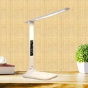 كشاف مكتب تاتش ب 3 اضاءات مختلفة مزود بساعة رقمية قابل للطي والشحن