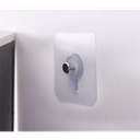 طقم هوك 4 قطع شفاف بديل للمسامير لتعليق أدوات الحمام والمطبخ