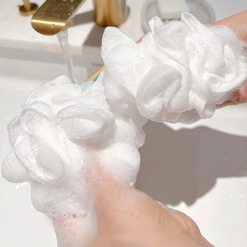 ليفة استحمام ناعمة على شكل مجسم قوس قزح