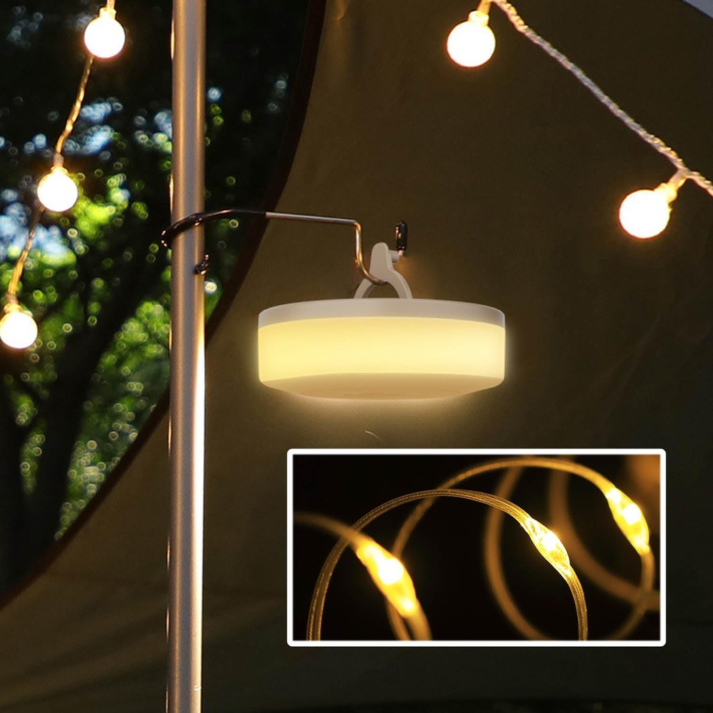 USB كشاف ليد 2*1 بسلسة اضاءة قابلة للسحب مع 8 اضاءات مختلفة