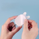 طقم هوك 2 قطعة لاصقة شكل قطة لتعليق المفاتيح والاكسسوارات والفوط