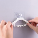 هوك شكل شماعة لحامل فرش الاسنان بلصق دبل فيس للتعليق