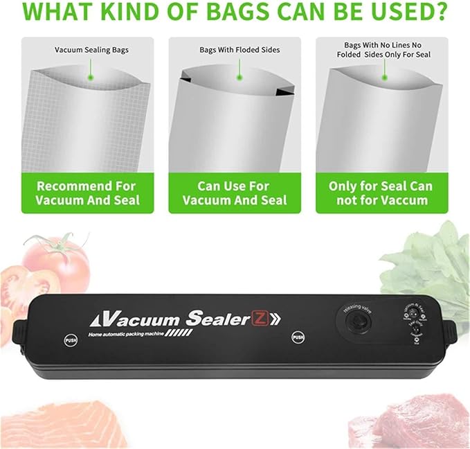 جهاز تغليف و تفريغ الهواء لحفظ الطعام 90 واط