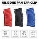 ماسك سيليكون للفرن والأواني والحلل عازل ومقاوم للحرارة