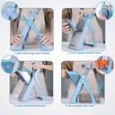 قطاعة ومبشرة يدوية للخضروات والفاكهة قابلة للطي