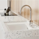 رول استيكر لاصق شكل رخامي باللون الابيض لتجديد ديكور