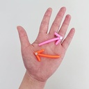 طقم مغناطيس ثلاجة شكل أسهم  6 قطع بالوان مختلفة