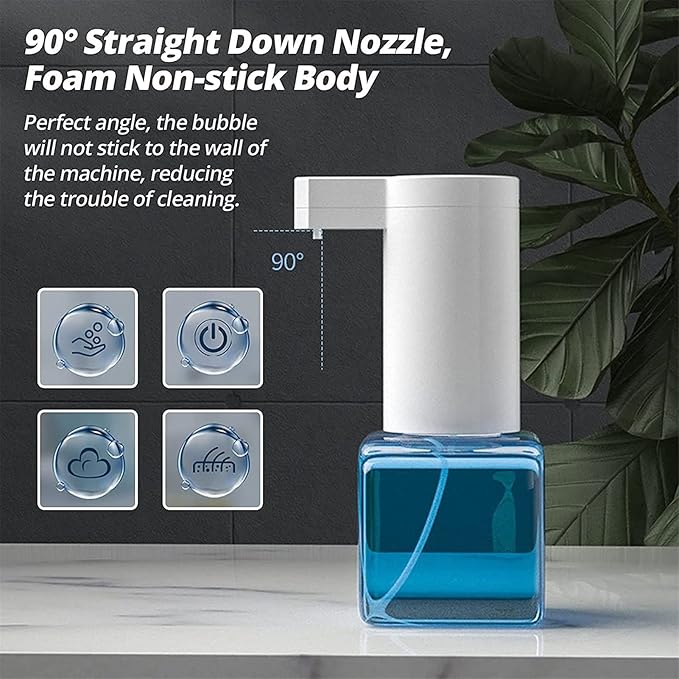 ديسبنسر صابون فوم أوتوماتيكي بسينسور حساس قابل للشحن