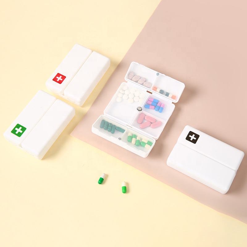 منظم يومي للأدوية و الفيتامينات مقسم 7 خانات بغطاء محكم الغلق