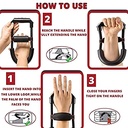 اداة لتمرين وتقوية قبضة اليد و المعصم قابل للتعديل