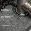 مفرش حنفية من المايكروفايبر للحفاظ علي سطح حوض المطبخ والحمام جاف ونظيف