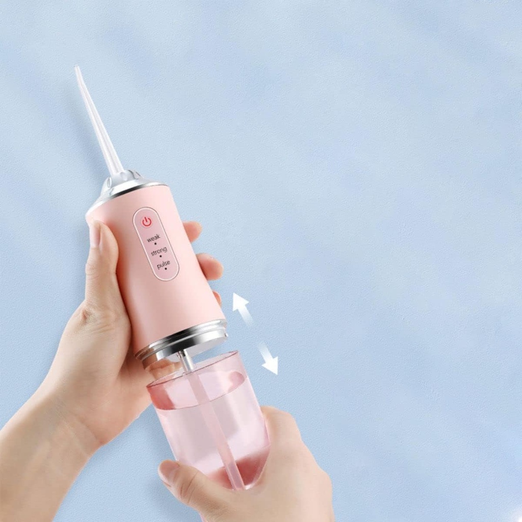 جهاز تنظيف الاسنان بالماء من بقايا الطعام والرواسب ب 3 مستويات مختلفة