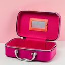 مجموعة شنط منظمة لادوات التجميل من الجلد 3 قطع