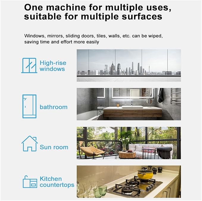 منظف زجاج آلي  للشبابيك والزجاج والمرايا 80 واط
