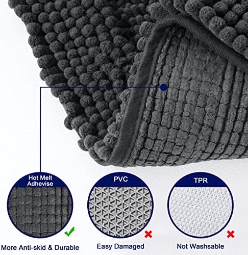 دواسة حمام وبانيو من القطيفة الناعمة مانعة للانزلاق مقاس 50 * 80 سم