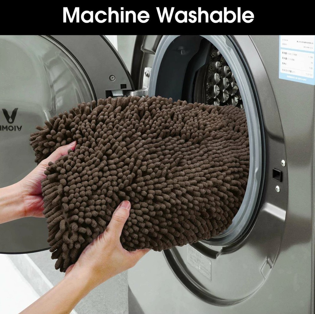 دواسة حمام وبانيو من القطيفة الناعمة مانعة للانزلاق مقاس 50 * 80 سم