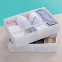 منظم ملابس ووتربروف 7 خانات للدواليب والادراج قابل للطي