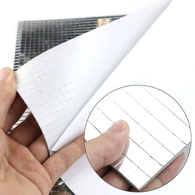 ورق حائط زجاجي ذاتي اللصق لتزيين الحوائط بديل الدهانات