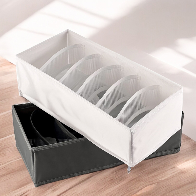 منظم ادراج للملابس الداخلية والجوارب مقاوم للماء 6 خانات