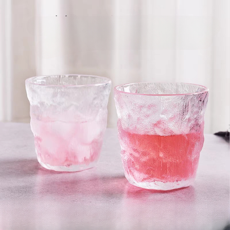 كوباية زجاج كريستال جليدي مموج 230 مللي