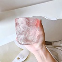 كوباية زجاج كريستال جليدي مموج 230 مللي