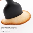 فرشة بشعيرات ناعمة بغطاء لتنظيف تابلوه السيارة وفتحات التكييف الهواء