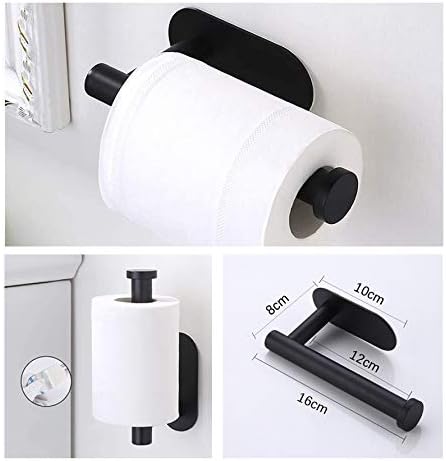 حامل معدني ذاتي اللصق لمناديل وفوط الحمام