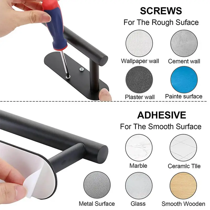 فواطة معدن بتصميم انيق متعددة الاستخدامات للحمام والمطبخ