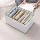 منظم وحامل ملابس قابل للطي 9 مقسم خانات