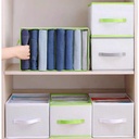 منظم وحامل ملابس قابل للطي 9 مقسم خانات