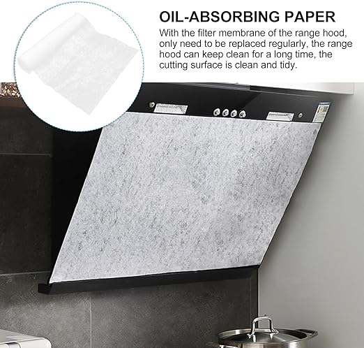 فلتر رول لشفاط المطبخ مقاوم للزيوت قابل للقص حسب الاحتياج _ مقاس 10 متر