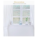 رول ستيكر لاصق لتزيين الزجاج وحماية الخصوصية عاكس للالوان 45 *200 سم