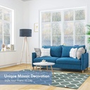 رول ستيكر لاصق لتزيين الزجاج وحماية الخصوصية عاكس للالوان 45 *200 سم