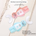 U فرشة أسنان كهربائية للأطفال بتصميم كرتوني على شكل حرف