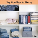 منظم ملابس قابل للطي مع خمس خانات قابلة للفك والتركيب - وتربروف