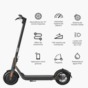 سكوتر كهربائي للتنقل السريع قابل للطي بشاشة ليد وسرعة 30 كم/ساعة