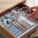 مجموعة منظمات اكليريك 7 قطع بمقاسات مختلفة لتنظيم وترتيب الأدارج